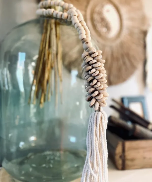Accessoire rideaux coquillage – Déco Bali naturelle