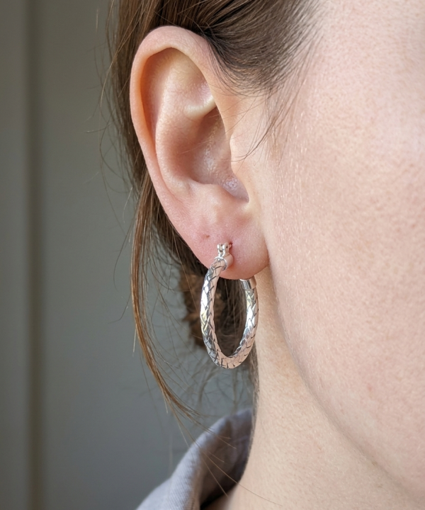 créoles argent bijou artisanal balinais