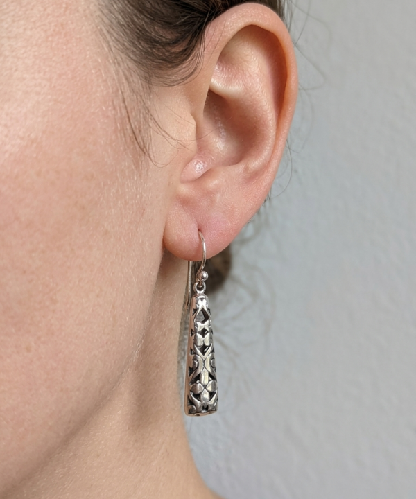 boucles d’oreilles bohème chic argent Bali