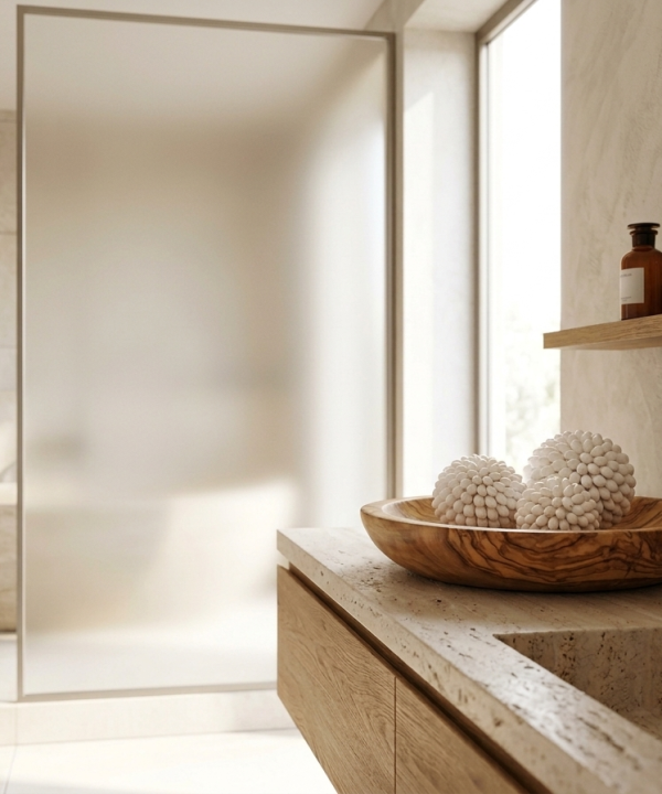 Trois boules décoratives artisanales en coquillages blancs nacrés, style Bali bohème.