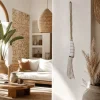 suspension artisanale, laine, coquillages