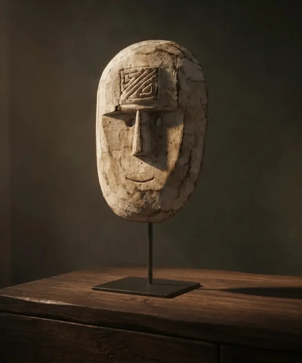 masque en bois Bali artisanat